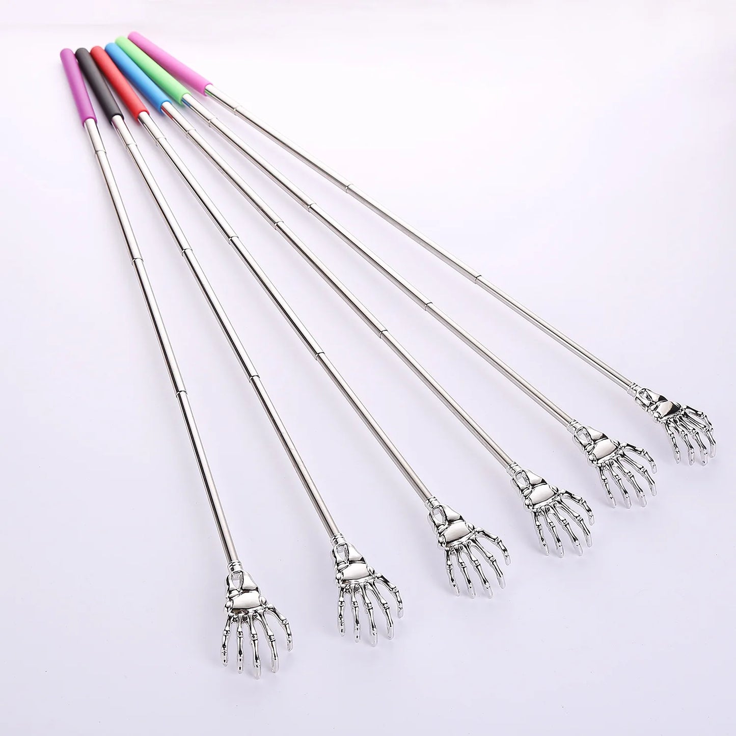 Portable Adjustable Stainless Pen Clip Back Scratcher